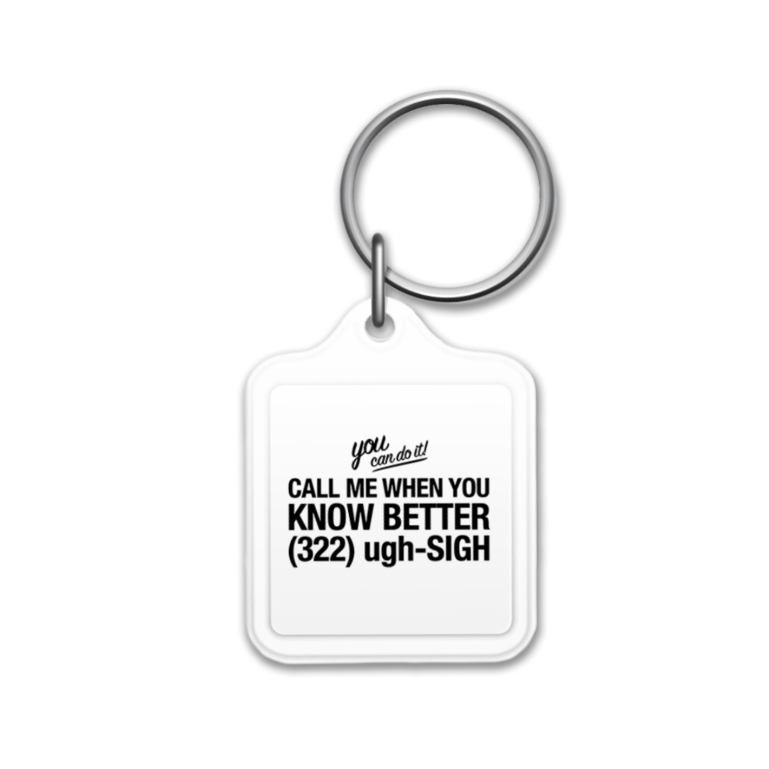 Calum Hood - Call Me When You Know Better Keyring
